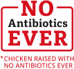 No antibiotics ever